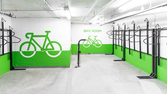 Secured Bike Room